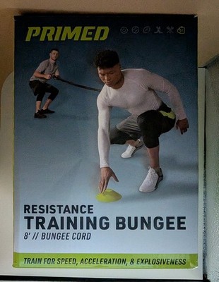 New Primed Resistance Training Bungee 8' Cord Train for Speed PRDF111 NIB