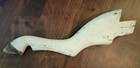 Primitive Antique Carousel Prancing Horse Leg Hand Carved Painted Wood ~24" — photo 2