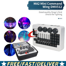 Professional DMX Mini Command Wing MA2 Console on Pc Lighting Controller W/Bag