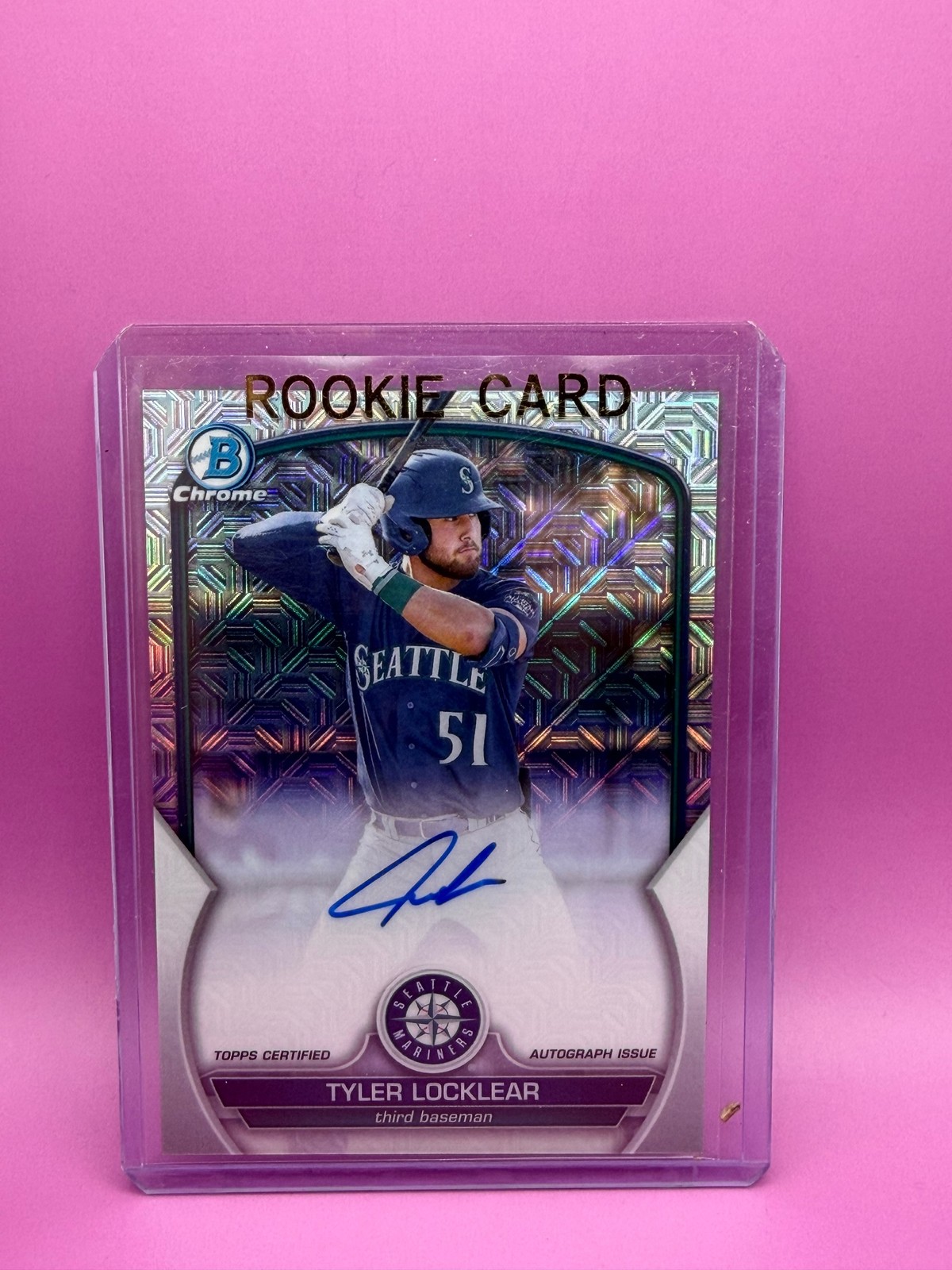 2023 Bowman Chrome #BCMA-TL Tyler Locklear Mojo Autographs