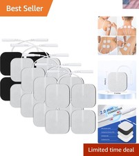 Self-Adhesive TENS Replacement Pads - 20pcs 2x2 Electrode Gel for Pain Relief