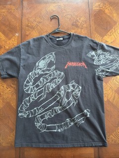 Metallica T Shirt Vintage Large L Pushead