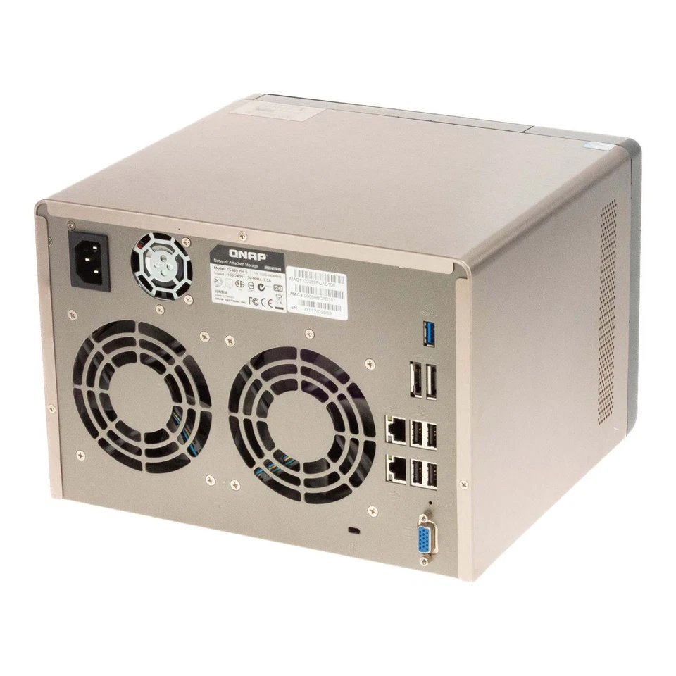 Nas QNAP Ts-659 Pro II Intel Atom D525 1.8GHz 1GB DDR3 6-BAY - Image 2 of 2