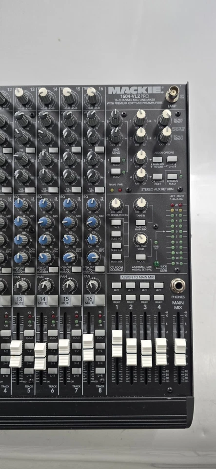 Mackie CR1604-VLZ Pro 16-Ch Pro Audio Studio Mic Line Mixer - TESTED - EB-19329 - Image 2 of 4