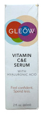 Facial Serum w/ Vitamin C E Hyaluronic Acid - 2 oz - Ex: 10/26
