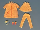 Vintage 1960's Skipper Barbie "Dreamtime" Pajama Set Robe Phone Slippers
