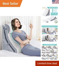 15-in-1 Adjustable Orthopedic Wedge Pillow Set for Serenity and Support