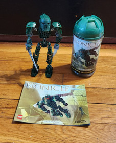 6 Lego Bionicle Metro Nui Toa Complete Sets 8601-8606 with instructions & 1 can