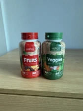 HiPlus Fruit and Vegetable Ingredients Organic Supplements - 90 Capsules each