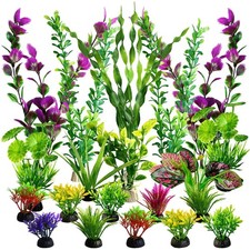Promising Aquarium Decor Plastic Plants, Fish Tank Accessories, Artificial Aq...