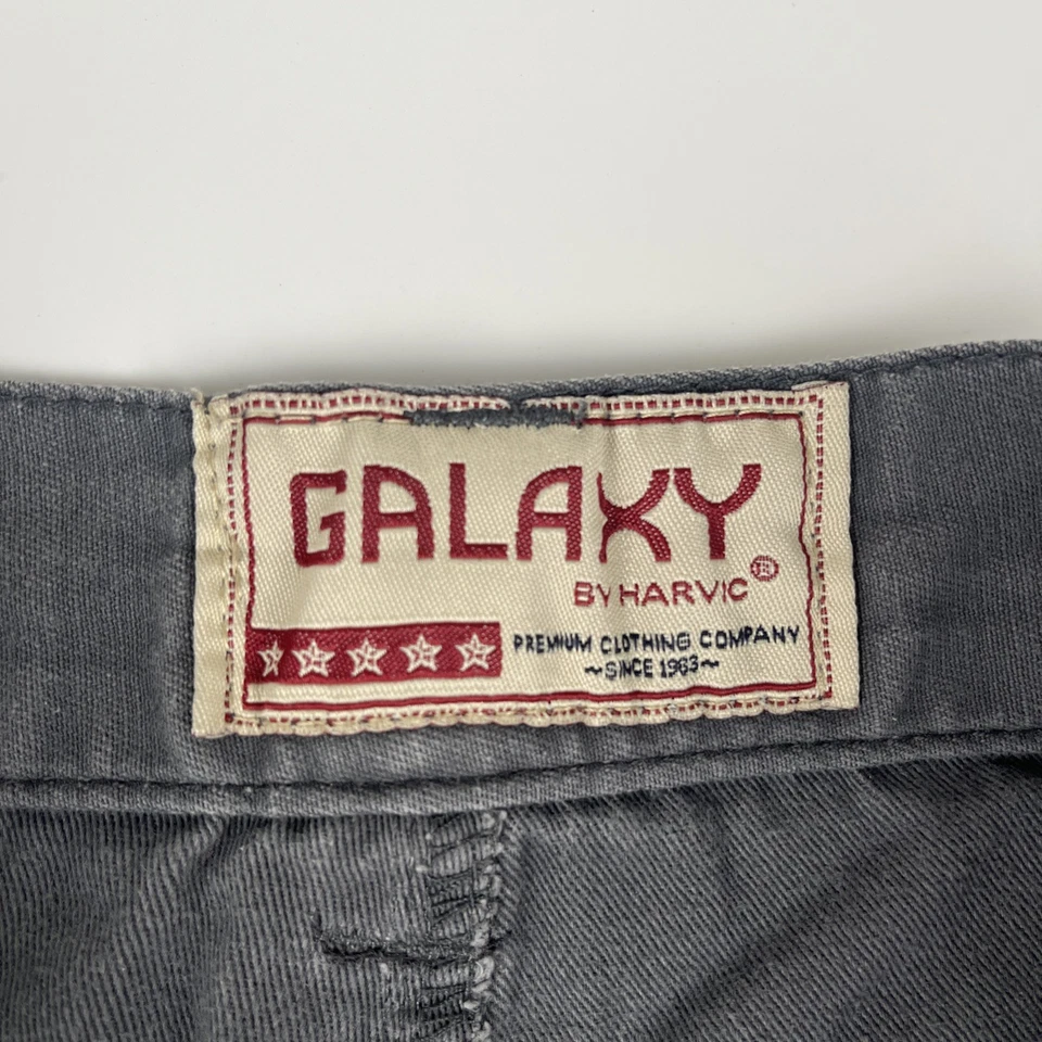 Pantalones Cortos Carga Galaxy By HARVIC De Colección Hombres Talla 30 Hipster Patinador Grunge 8 Bolsillos Foto 3 de 4