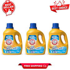 3 Pack Arm & Hammer HE Liquid Laundry Detergent, Fresh Scent, 96.2 oz, 74 Loads