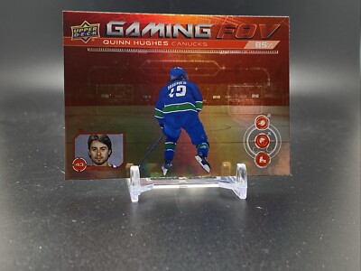 Quinn Hughes 2024-25 Upper Deck Gaming Fov Vancouver Canucks FREE SHIPPING