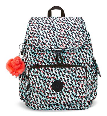 kipling Basic Print City Pack Mini Backpack S Rucksack Rucksack Abstract Print