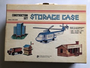 CONSTRUCTION SET STORAGE CASE — VINTAGE 70s Peerless Vidtronic Corp LEGO & MORE