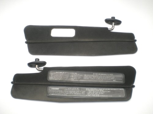 90-05 Mazda Miata MX-5 Sun Visors Driver & Passenger Sides OEM Bi Fold Foldable