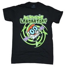 Dexter's Laboratory Mens T-Shirt - Spinning Dex Portal Image