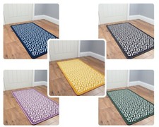 New Kitchen Door Mat Non Slip Washable Rug Large Small Hallway Runner Diamond UK