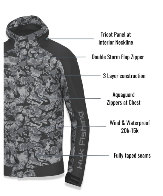 Huk Gear Huk Double Down Camo Jacket Huk Pursuit Mossy Oak Printed