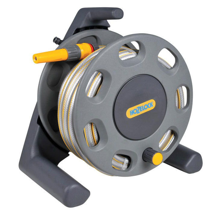 Hozelock 2412R0275 2412 30m Freestanding Compact Hose Reel + 25m o... - Image 7