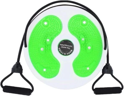 SUSY SHOP Disco Pedana Rotante Twist Con Manici, Ginnastica E Equilibro Cardio Fitness