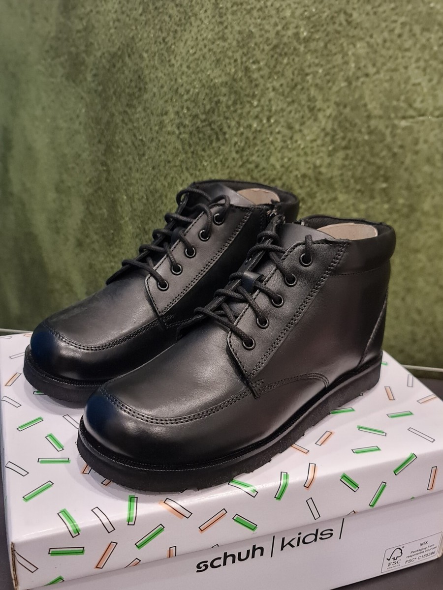 Schuh Captain Lace Up Junior Boots Size UK 10 Brand New Boxed