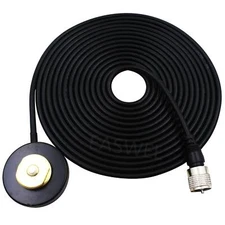 Mount Magnetic Base For Car Taxi Mobile Radio UHF VHF Antenna RG-58U Cable N