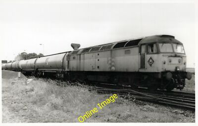 Eisenbahn Foto Class 47 Ölsektor Ölzug Brockelsby um 1990