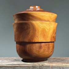 Dan Kvitka-Vintage Studio Turned Wood Vase, Signed