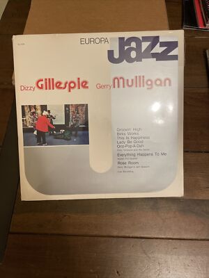 Europa Jazz EJ 1034 SEALED VINYL:  Dizzy Gillespie Gerry Mulligan