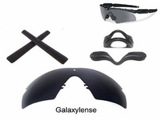 Galaxy Lenses  Nose Pad  Earsock For Oakley Si Ballistic M Frame 2.0 Z87 Black