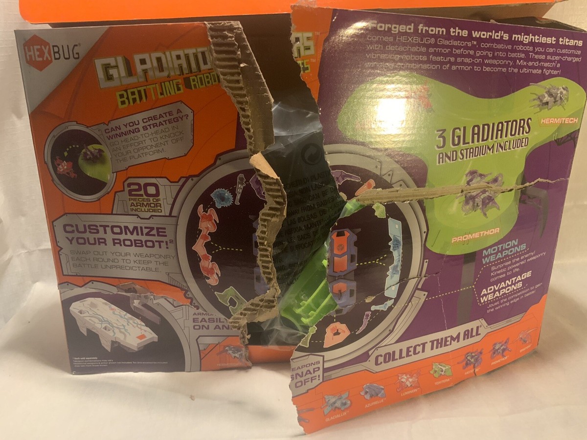 HEXBUG Gladiators Battling Robots Stadium Battle Kit Gladiators