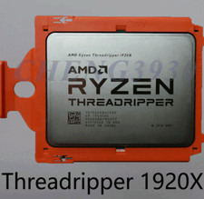 AMD Ryzen Threadripper 1920x 3.50ghz 12 cores 24 threads tr4 CPU processor