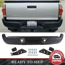 New Black Rear Step Bumper Assembly For 2005-2015 Toyota Tacoma Powder-coated New Black Rear Step Bumper Assembly For 2005-2015 Toyota Tacoma Powder-coated