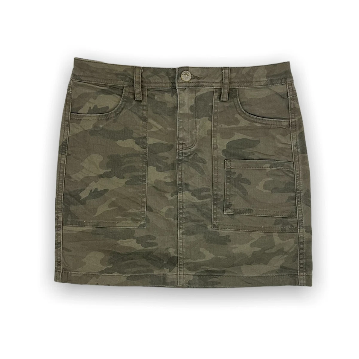 Camo skirt new look top