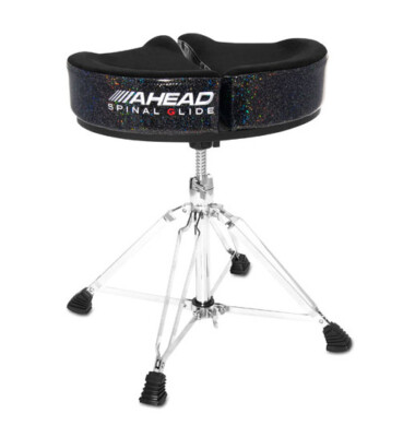 AHEAD SPG-BS4 Black/Sparkle Spinal-G Drum Throne 4