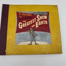 Vintage RCA Victor Records The Greatest Show On Earth 4 Record Set