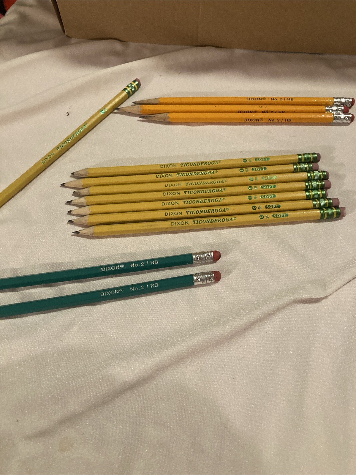 Preowned Ticonderoga #2 Pencils with Erasers - 13-Piece Assortment-image