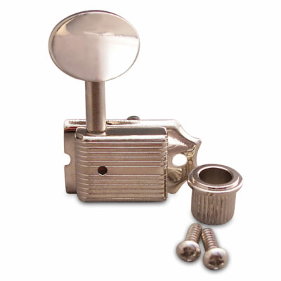 Kluson Traditional 6-in-Line Nickel Tuners, No Logo, Right Hand, Set of 6