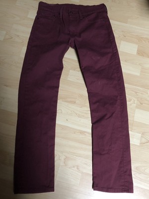 wine colored jeans