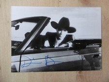 David Byrne "Talking Heads" autograph signed 13x18 cm picture B/W