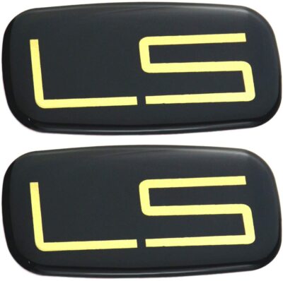 2PCS Epoxy resin LS EMBLEM Badge sticker decal Compatible For 99-07 ...