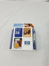 HP 58 Photo Ink jet Print Cartridge Genuine Sealed box expired Cartridge
