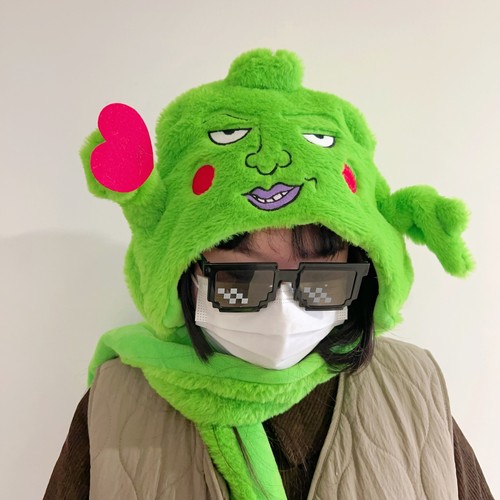 Dimple Warm winter hat Mob Psycho 100 cap scarf gloves Cosplay Student Scarves - Picture 4 of 7