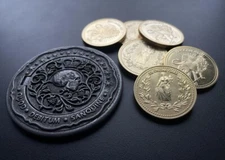 USA Set Blood oath marker 10pcs Continental Gold Coin Prop John Wick coin Rosary