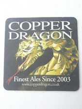 2019 COPPER DRAGON - Finest Ales Since 2003  Cat No'29 Beer mat / Coaster