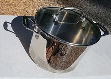Cuisinart Stock Pot 8 Qt  Stainless Steel Stockpot w/Glass Lid Model #766-24G