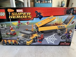 lego marvel tanker truck takedown