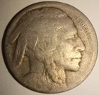 1917 S BUFFALO NICKEL - SEMI-KEY LOW MINTAGE - RESTORED 1917-S