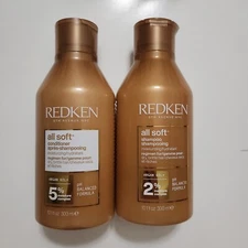 Redken All Soft Shampoo and Conditioner 10.1 oz.